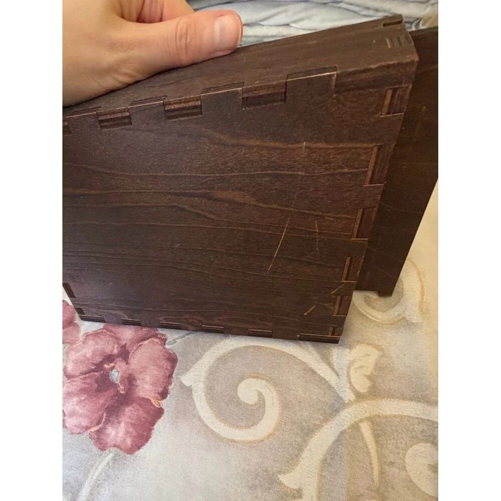 Wooden Decorative Tray - Brown 